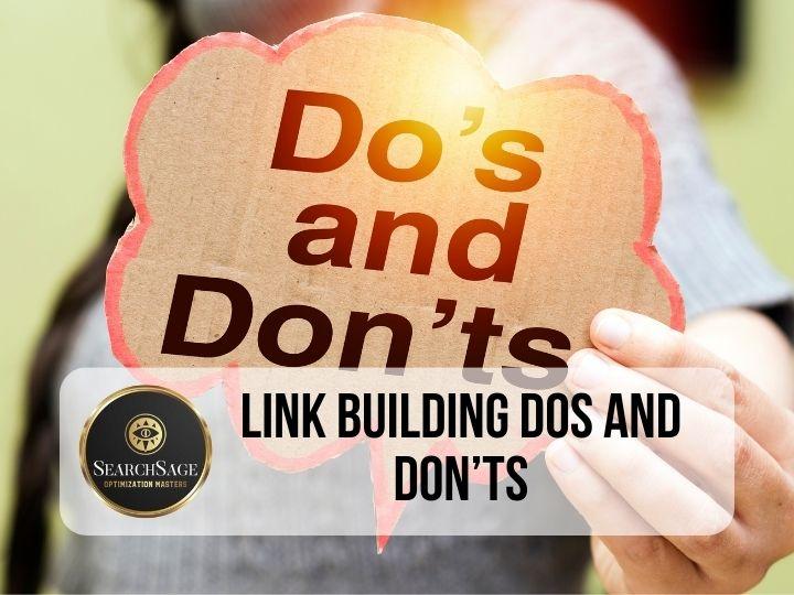 Link Building Strategies for SEO - Do's and Dont's