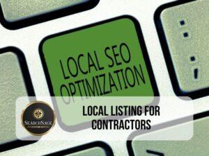 Local Listing for Contractors