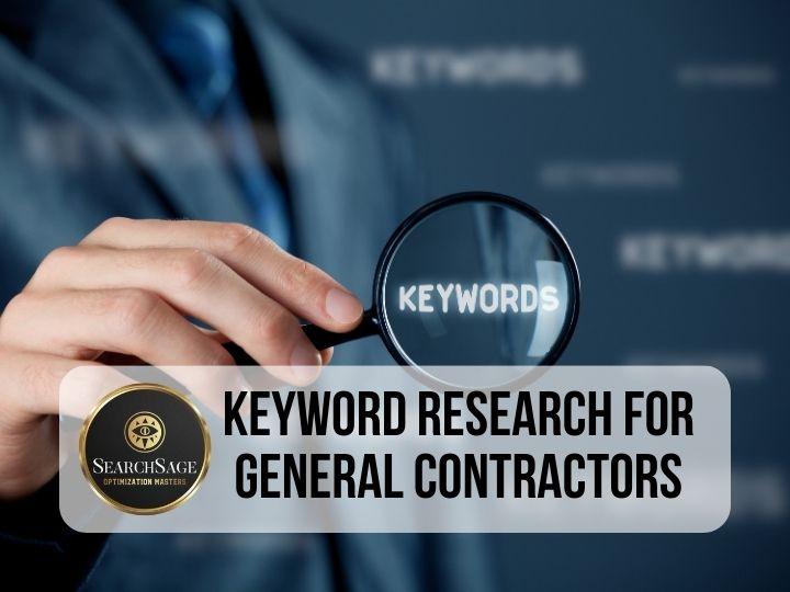 SEO for General Contractors - Keyword Research for General Contractors